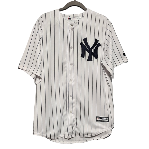 Majestic GARY SANCHEZ 24 New York Yankees Baseball Jersey Mens Size Large NEW - Picture 2 of 14